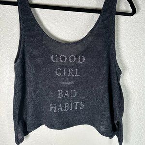 Abercrombie Fitch Good Girl Bad Habit Crop Top Size S